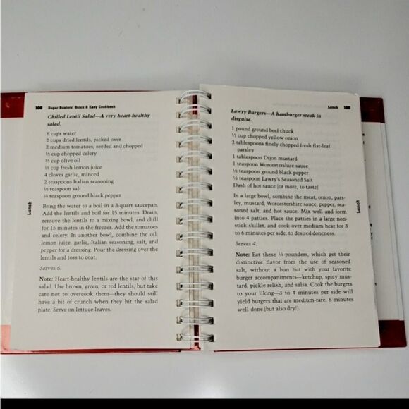 SUGAR BUSTERS! QUICK EASY HARD COOKBOOK RECIPES diabetic keto diet A1C HEALTHY - Picture 4 of 5